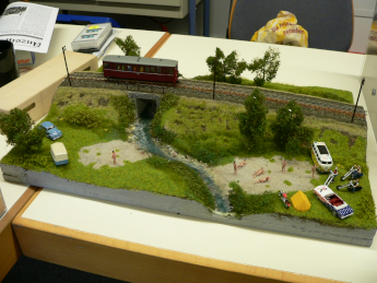 Diorama Schmalspurbahn